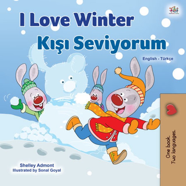 I Love Winter Kışı Seviyorum, KidKiddos Books, Shelley Admont