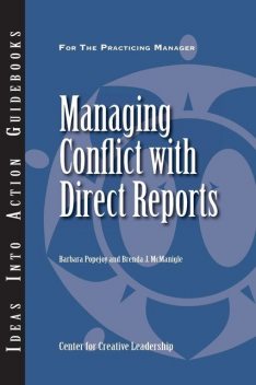 Managing Conflict with Direct Reports, Barbara Popejoy, Brenda J.McManigle