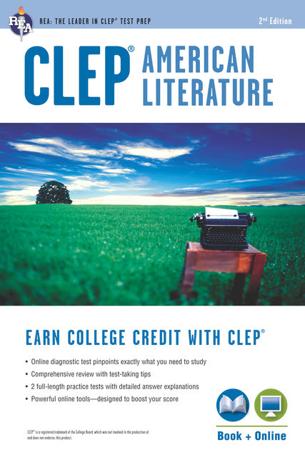 CLEP® American Literature Book + Online, Jacob Stratman