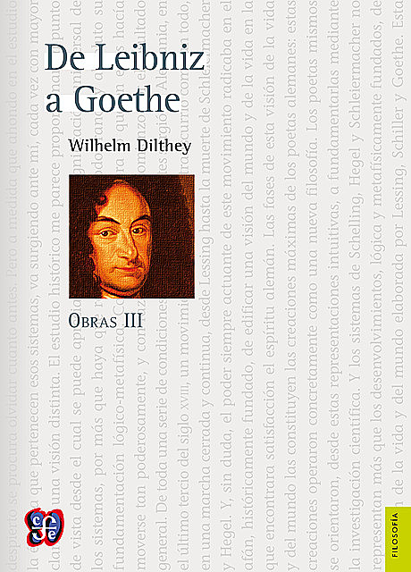 Obras III. De Leibniz a Goethe, Wilhelm Dilthey