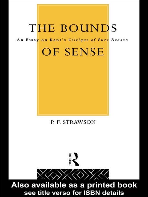 The Bounds of Sense, P.F., Strawson