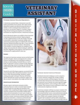 Veterinary Assistant Speedy Study Guides, Speedy Publishing
