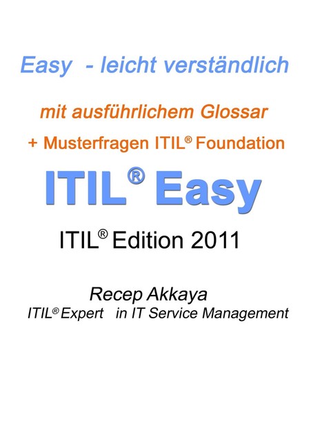 ITIL® Easy, Recep Akkaya