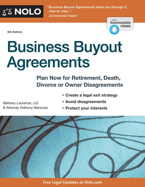 Business Buyout Agreements, Anthony Mancuso, Bethany K.Laurence
