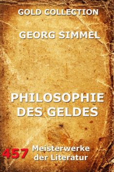 Philosophie des Geldes, Georg Simmel