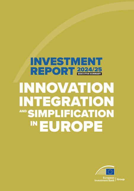 EIB Investment Report 2024/2025 – Executive summary, European Investment Bank
