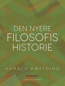 Den nyere filosofis historie, Harald Høffding