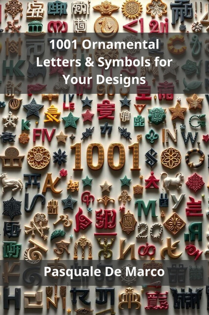 1001 Ornamental Letters & Symbols for Your Designs, Pasquale De Marco