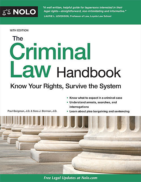 Criminal Law Handbook, The, Paul Bergman, Sara J.Berman