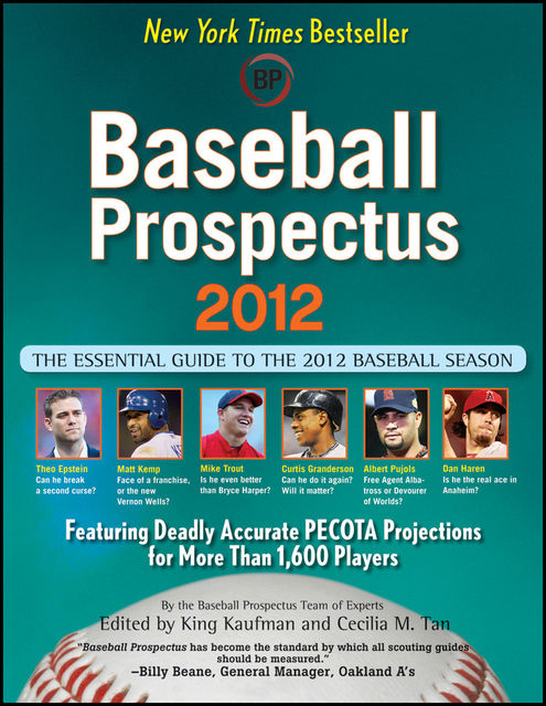 Baseball Prospectus 2012, Cecilia Tan, King Kaufman