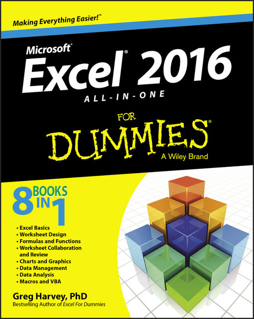Excel® 2016 All-in-One For Dummies, Greg Harvey