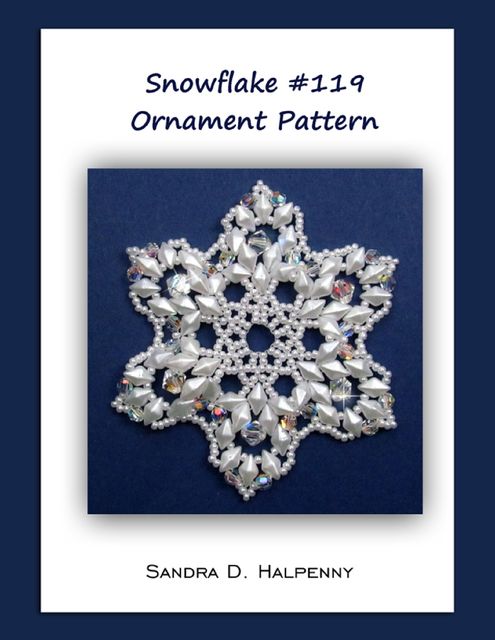 Snowflake #119 Ornament Pattern, Sandra D Halpenny