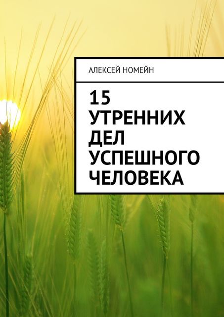 15 утренних дел успешного человека, Алексей Номейн