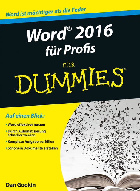 Word 2016 für Profis für Dummies, Dan Gookin