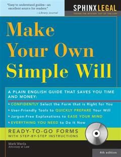 Make Your Own Simple Will, Mark Warda