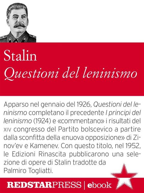 Questioni del leninismo, Iosif Stalin