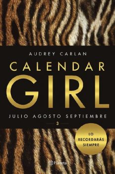Calendar Girl 03 – Julio Agosto Septiembre, 