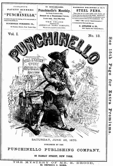 Punchinello, Volume 1, No. 13, June 25, 1870, Various