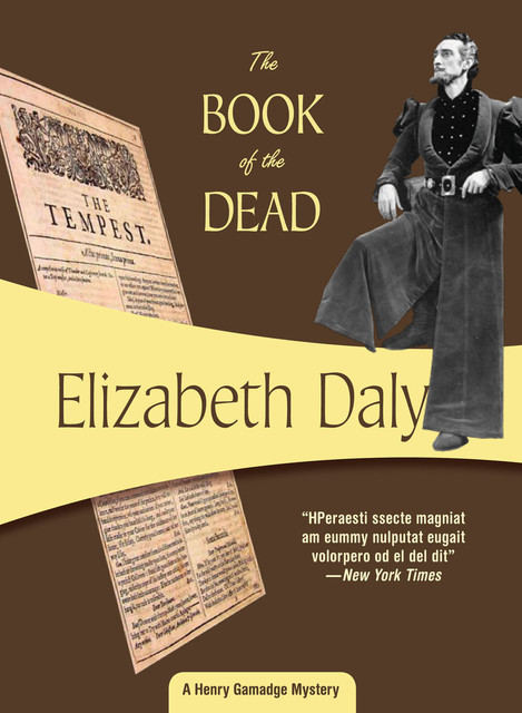 The Book of the Dead, Elizabeth Daly