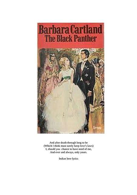 The Black Panther, Barbara, 1902–2000, Cartland
