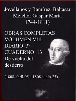 Diario 3º – Cuaderno 13, Gaspar Melchor de Jovellanos