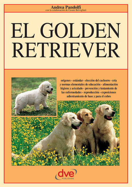 El golden retriever: Orígenes – estándar – elección del cachorro – cría y normas elementales de educación – alimentación higiene, Andrea Pandolfi