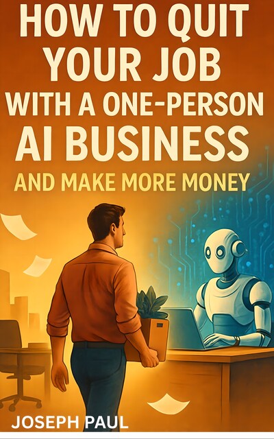 How to Quit your Job with a one-person AI business and make more money, Joseph Paul