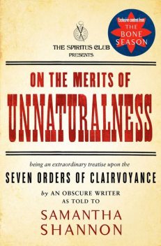 On the Merits of Unnaturalness, Samantha Shannon