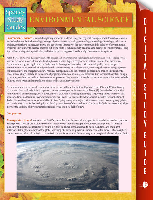 Environmental Science (Speedy Study Guide), Speedy Publishing