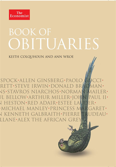 Book of Obituaries, Ann Wroe, Keith Colquhoun