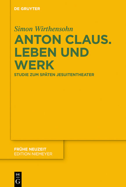 Anton Claus. Leben und Werk, Simon Wirthensohn