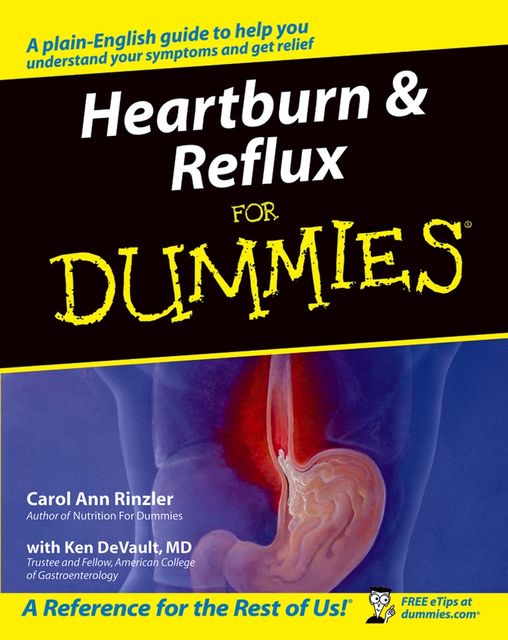 Heartburn and Reflux For Dummies, Carol Ann Rinzler, Ken DeVault