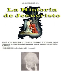 La Historia De Jesucristo, Raymond Leopopold Bruckberger