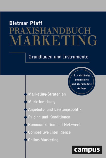 Praxishandbuch Marketing, Dietmar Pfaff