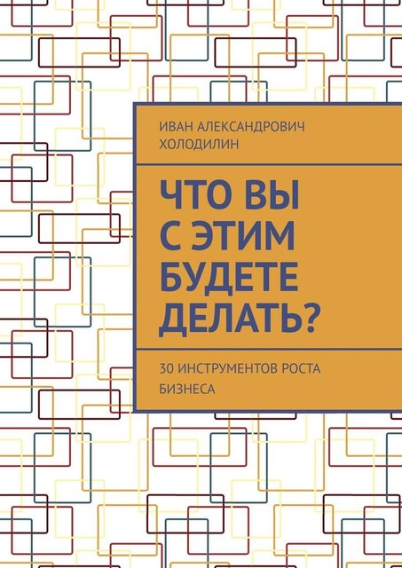 Что вы с этим будете делать?. 30 инструментов роста бизнеса, Иван Холодилин