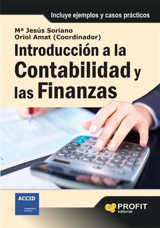 Introducción a la contabilidad y las finanzas, Mª Jesús Soriano Campos