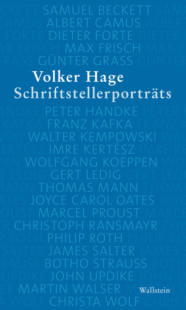 Schriftstellerporträts, Volker Hage