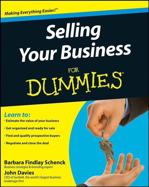 Selling Your Business For Dummies, John Davies, Barbara Findlay Schenck