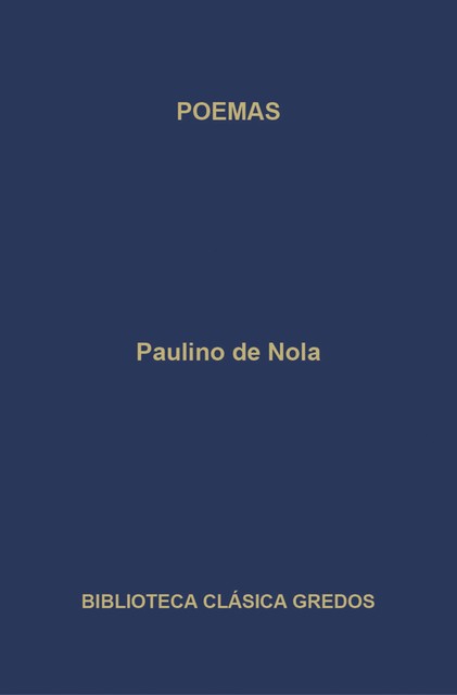 Poemas, Paulino de Nola