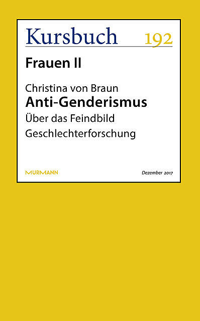 Anti-Genderismus, Christina von Braun