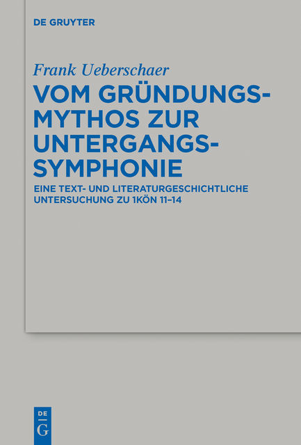 Vom Gründungsmythos zur Untergangssymphonie, Frank Ueberschaer