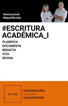 Escritura_Académica_I_Procesos, Gemma Lluch, Miquel Nicolás