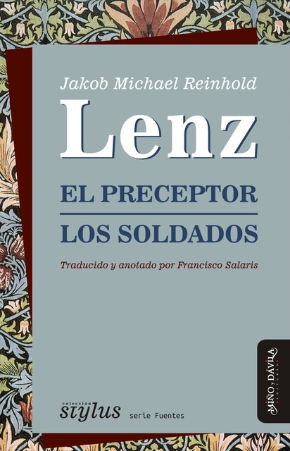 El preceptor / Los soldados, Jakob Michael Reinhold Lenz