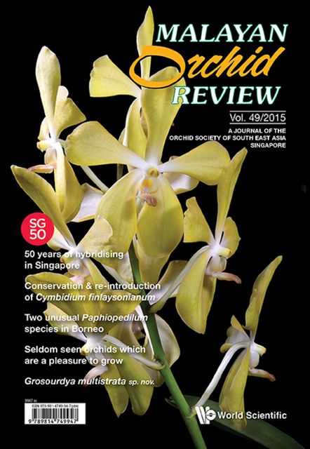 Malayan Orchid Review, Gillian Khew, John Elliott, K. Gopalan, Peggy Tan
