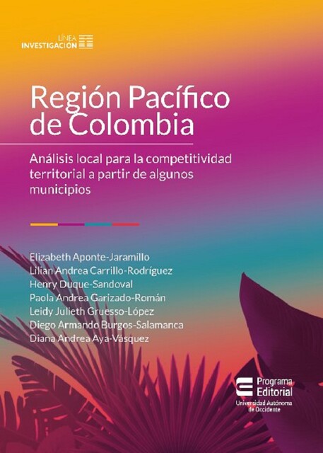 Región Pacífico de Colombia, Elizabeth Aponte Jaramillo, Lilian Andrea Carrillo Rodríguez, Diana Andrea Aya Vásquez, Diego Armando Burgos Salamanca, Henry Duque Sandoval, Leidy Julieth Gruesso López, Paola Andrea Garizado Román