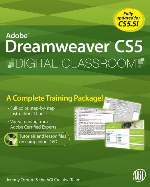 Dreamweaver CS5 Digital Classroom, Jeremy Osborn, Greg Heald