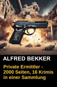 Privatdetektive – das Thriller-Ferien-Paket (16 Romane in einem Band), Alfred Bekker