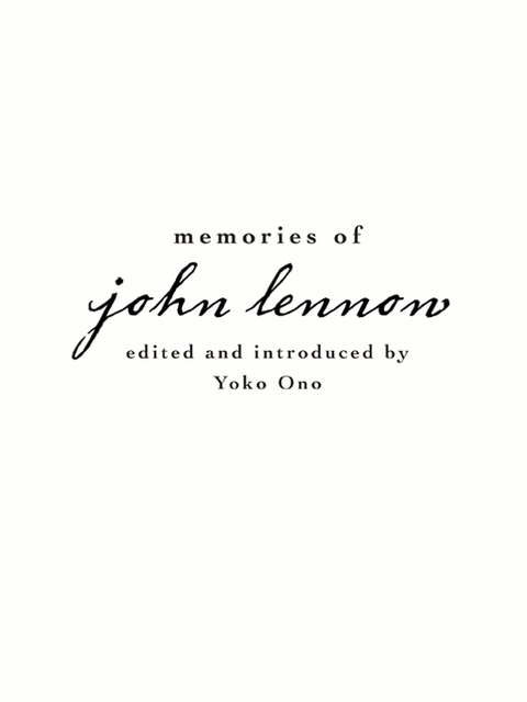 Memories of John Lennon, Yoko Ono