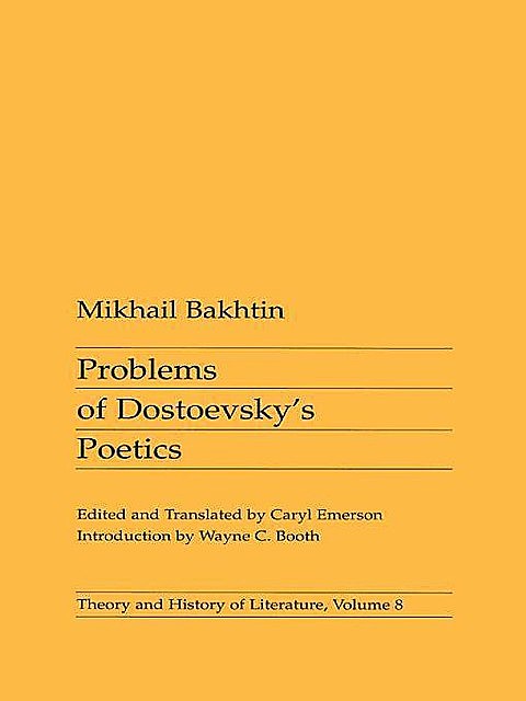 Problems of Dostoevsky\'s Poetics \(Theory and History of Literature\) \( PDFDrive.com \).epub, M.M., Bakhtin