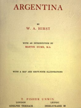 Argentina, W.A. Hirst